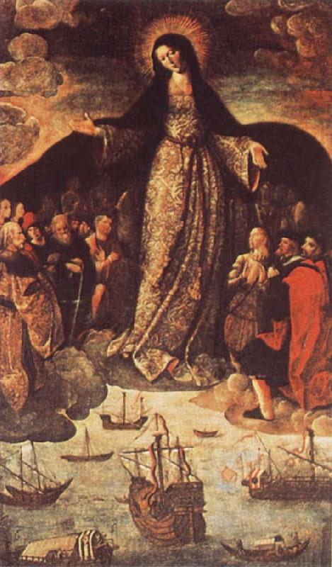 Alejo Fernandez The Virgin of the Navigators oil painting image